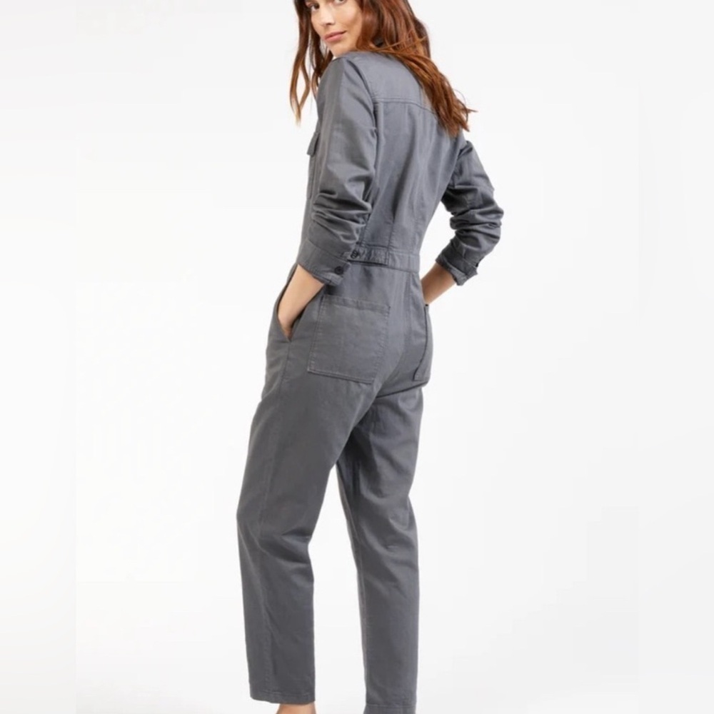 OUTERKNOWN NWT S.E.A. JUMPSUIT ROMPER OVERALL XS GREY REVOLVE ANTHROPOLOGIE - Picture 6 of 14